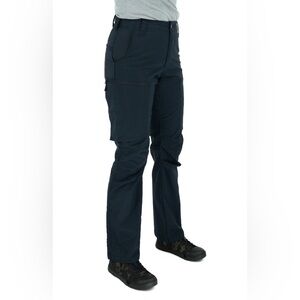 LAPG Women’s Tactical Stretch Ops Pants In Navy Blue Cargo Plus Size 16 Long